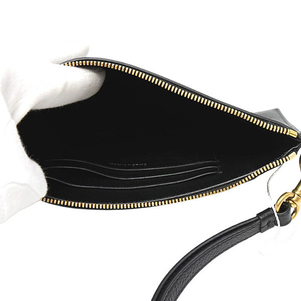 バレンシアガ バッグ レディース メンズ キャッシュポーチ カードケース ショルダー レザー ブラック BALENCIAGA 659783 未使用展示品