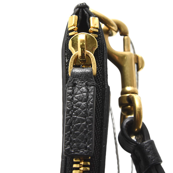 バレンシアガ バッグ レディース メンズ キャッシュポーチ カードケース ショルダー レザー ブラック BALENCIAGA 659783 未使用展示品