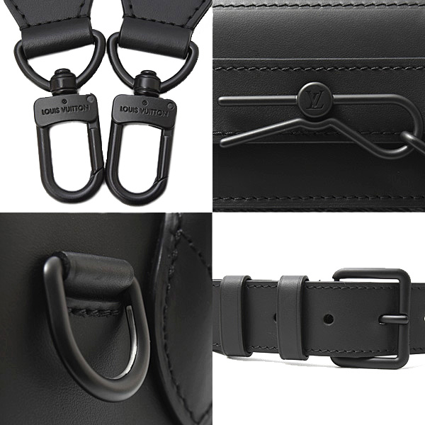 ルイヴィトン バッグ メンズ スティーマー PM ショルダーバッグ ハンドバッグ モノグラムエクリプス Louis Vuitton M46953 中古