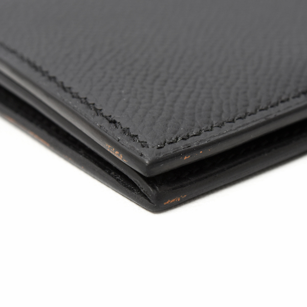 エルメス 財布 メンズ MC2 フレミング 長財布 二つ折り エプソン ブラック D刻印 HERMES 中古