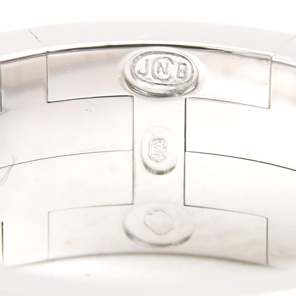 エルメス 指輪 レディース キリム ダイヤモンド リング 52号 ホワイトゴールド HERMES 750WG 中古