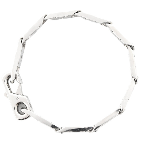 ルイヴィトン ブレスレット メンズ ブレスレット モノグラム タイドアップ Mサイズ メタル Louis Vuitton M0921M 中古