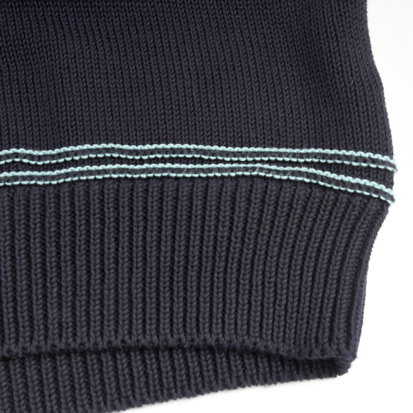 マルニ メンズ クルーネックセーター ニット シェットランド ウール クリーニング済み ナイロン ネイビー グリーン MARNI 中古