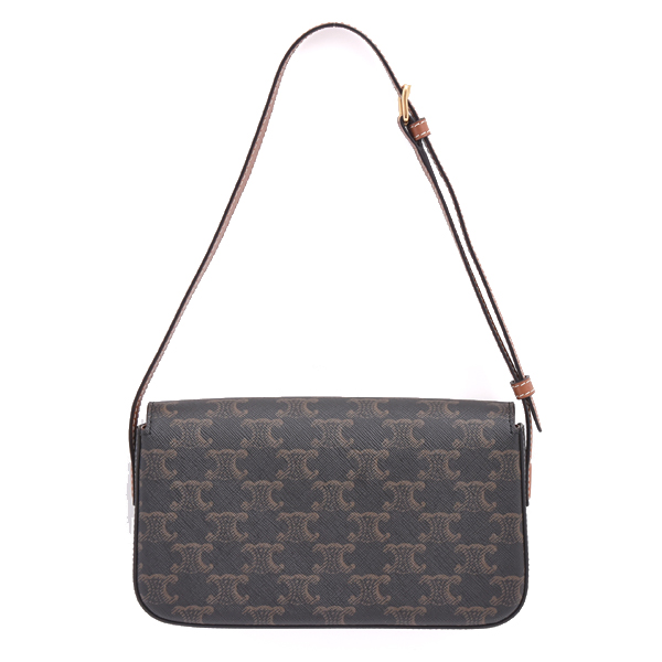 セリーヌ レディース バッグ ショルダーバッグ クロード ミニショルダーバッグ トリオンフ ブラウン 194142CUZ CELINE 中古