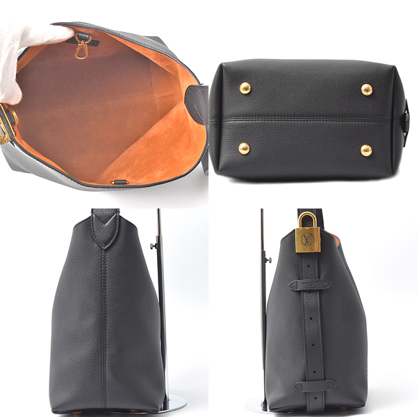 ルイヴィトン バッグ レディース ロウキー・ホーボー PM ショルダーバッグ カーフ ノワール Louis Vuitton M25352 中古