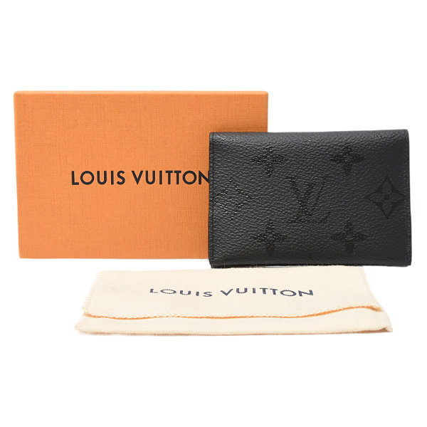 ルイヴィトン カードケース メンズ カードケース ポルト カルトスリム モノグラムミッドナイト Louis Vuitton M26733 未使用展示品
