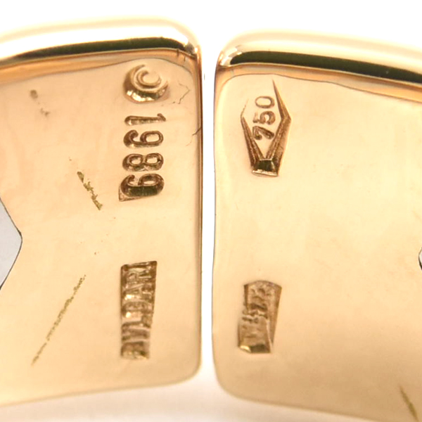 ブルガリ 指輪 レディース アルベアーレ リング 16号 ゴールド ステンレス BVLGARI 750YG×SS 中古