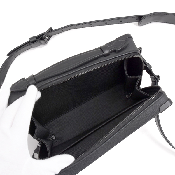 ルイヴィトン バッグ メンズ ハンドル ソフトトランク モノグラムトリヨン ノワール ブラック M59163 Louis Vuitton 中古