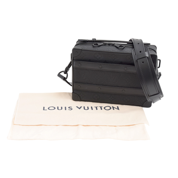 ルイヴィトン バッグ メンズ ハンドル ソフトトランク モノグラムトリヨン ノワール ブラック M59163 Louis Vuitton 中古