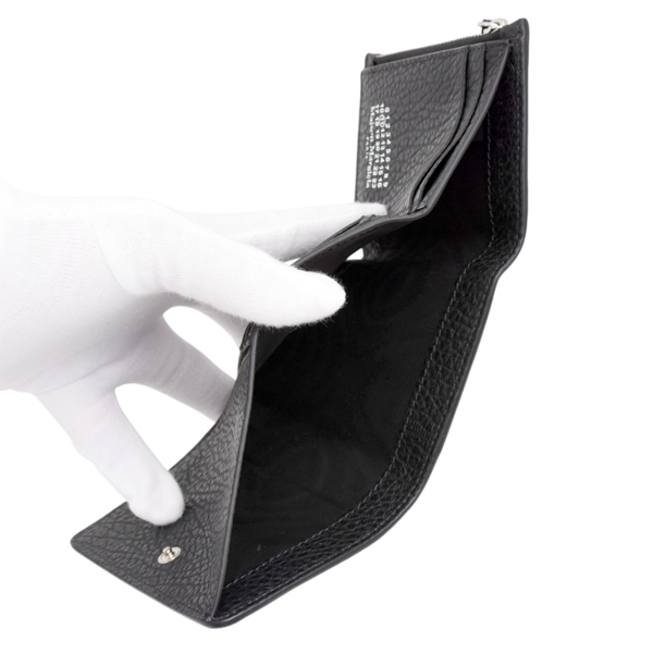 メゾンマルジェラ 財布 メンズ レディース スリーフォールドウォレット 三つ折り財布 グレインレザー Maison Margiela 中古