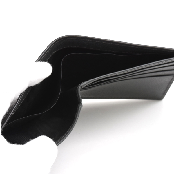 グッチ 財布 メンズ カットアウト インターロッキングG 二つ折り財布 グレー 701420 GUCCI PVC 中古