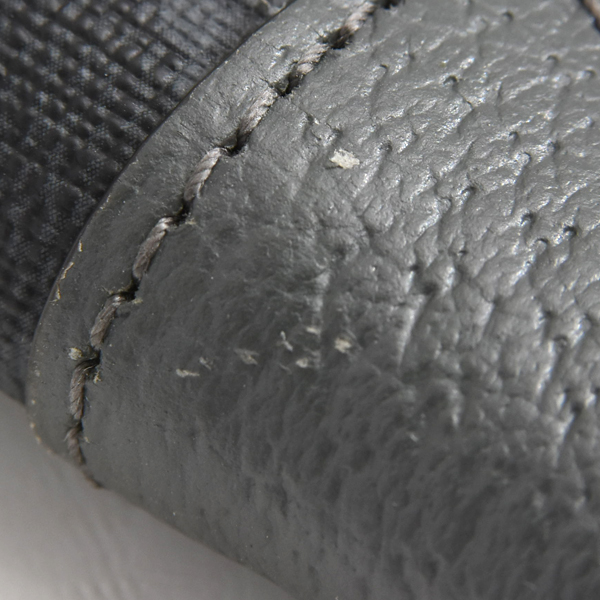 グッチ 財布 メンズ カットアウト インターロッキングG 二つ折り財布 グレー 701420 GUCCI PVC 中古