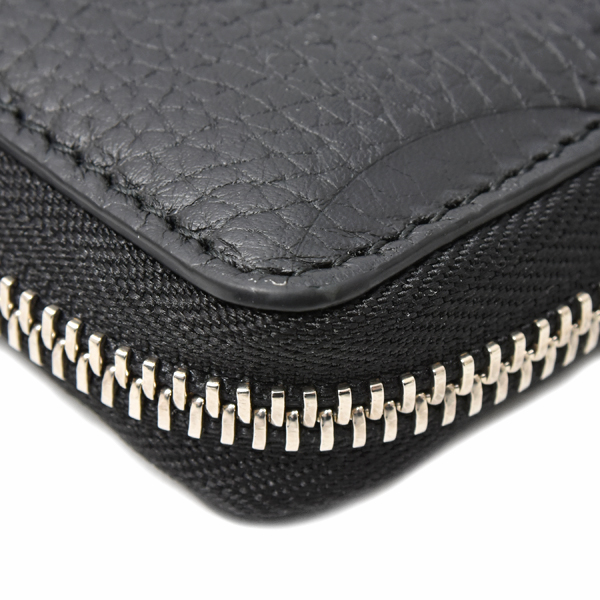 グッチ 財布 メンズ ジャンボGG ジップ アラウンド ウォレット 長財布 ブラック レザー 739484 GUCCI 中古