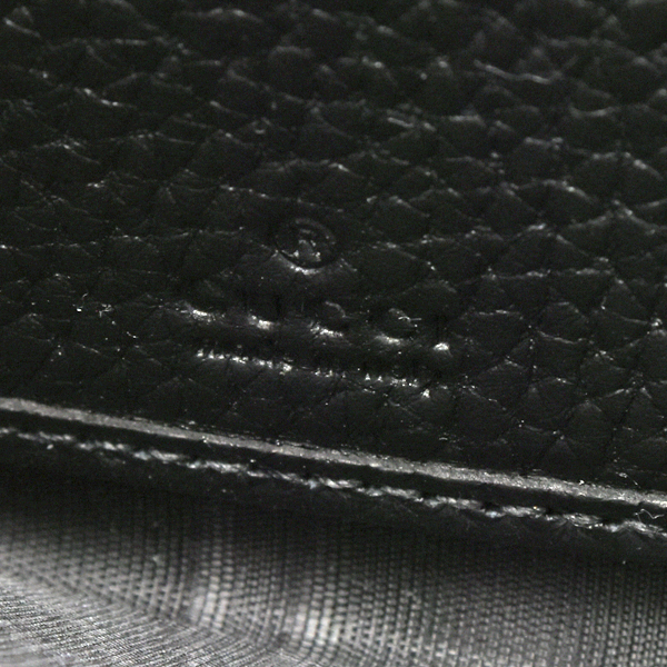 グッチ 財布 メンズ ジャンボGG ジップ アラウンド ウォレット 長財布 ブラック レザー 739484 GUCCI 中古