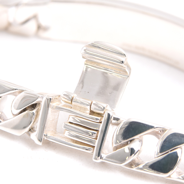 ティファニー ブレス メンズ ID ブレスレット エクストララージ シルバー TIFFANY SV925 中古