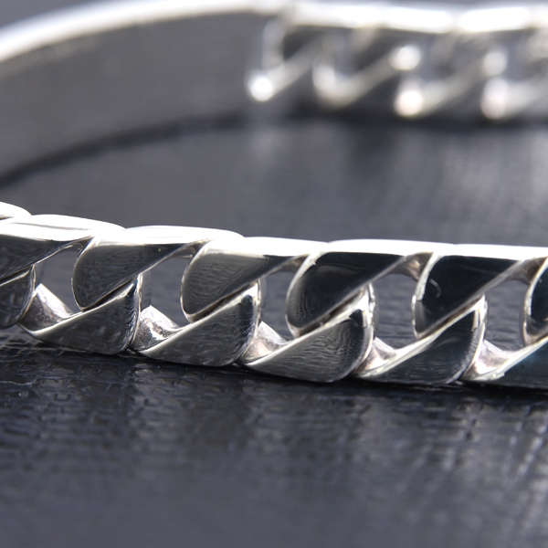 ティファニー ブレス メンズ ID ブレスレット エクストララージ シルバー TIFFANY SV925 中古