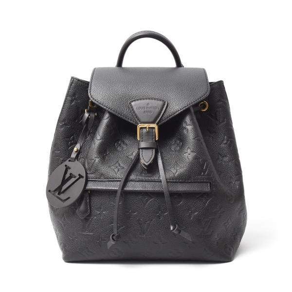 ルイヴィトン バッグ レディース モノグラムアンプラント モンスリPM バックパック リュック ノワール Louis Vuitton M45205 中古