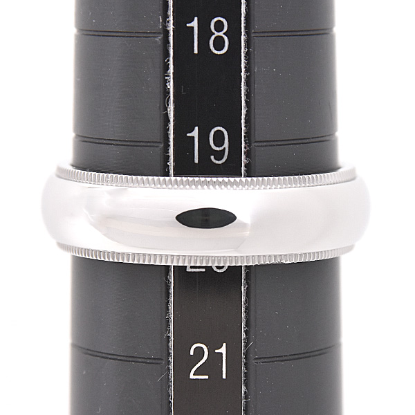 ティファニー 指輪 メンズ トゥギャザー ミルグレイン バンド リング 実測19.5号 幅6mm プラチナ TIFFANY PT950 中古