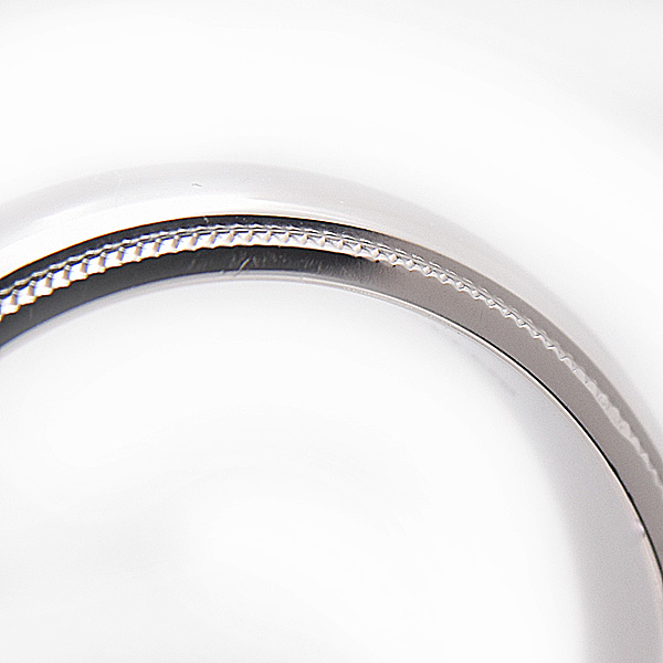 ティファニー 指輪 メンズ トゥギャザー ミルグレイン バンド リング 実測19.5号 幅6mm プラチナ TIFFANY PT950 中古