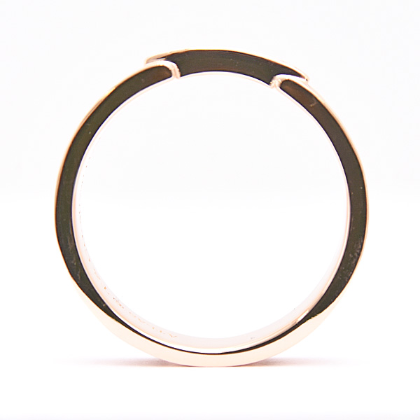 ティファニー 指輪 レディース アトラス 3Pダイヤモンド リング 実測9号 ピンクゴールド TIFFANY 750PG 中古