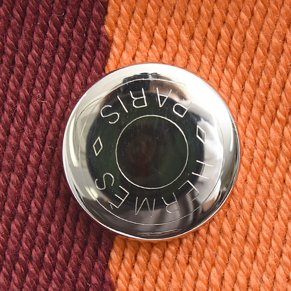 エルメス バッグ レディース ブリッドアブラックPM Hパヴィヨン ハンドバッグ ポーチ ベージュ系 コットン HERMES 中古