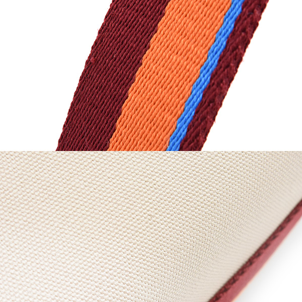 エルメス バッグ レディース ブリッドアブラックPM Hパヴィヨン ハンドバッグ ポーチ ベージュ系 コットン HERMES 中古