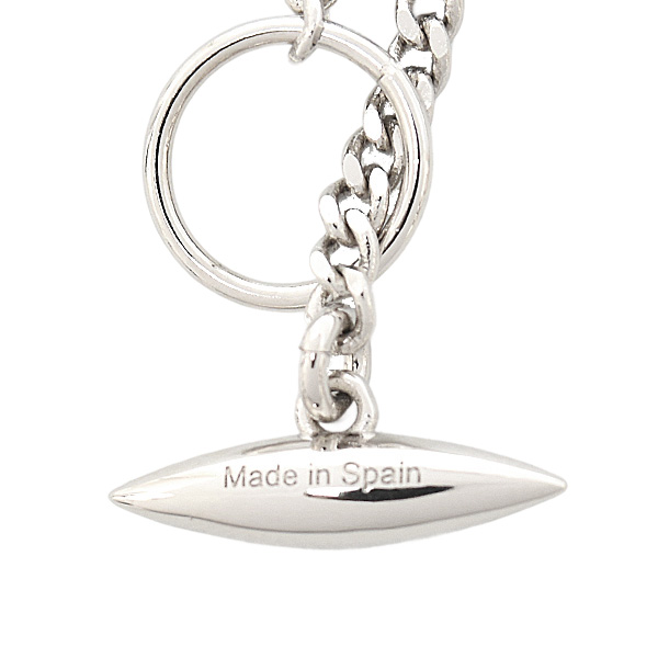 ロエベ ネックレス レディース パーソナライゼーション ネックレス 真鍮 パラジウム LOEWE N691420X01 中古