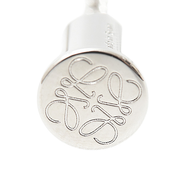 ロエベ ネックレス レディース パーソナライゼーション ネックレス 真鍮 パラジウム LOEWE N691420X01 中古