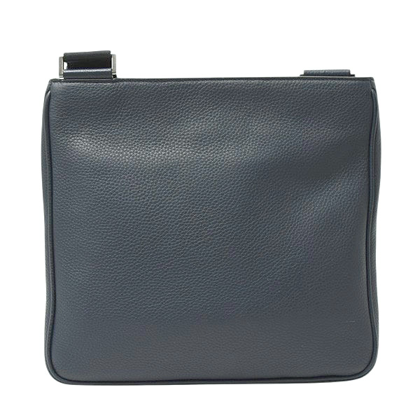 プラダ バッグ メンズ ヴィッテロシティ ショルダーバッグ 斜め掛け レザー ネイビー PRADA 2VH019 中古