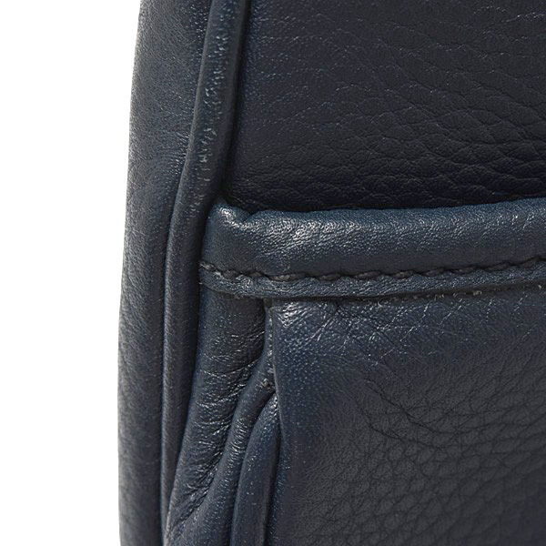 プラダ バッグ メンズ ヴィッテロシティ ショルダーバッグ 斜め掛け レザー ネイビー PRADA 2VH019 中古