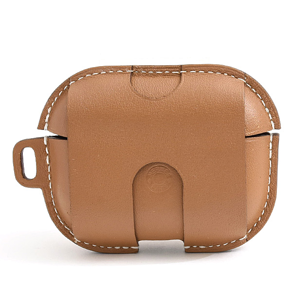 エルメス AirPods Pro2用 ケース レディース メンズ イヤホンケース B刻 ゴールド ヴォースイフト HERMES 中古