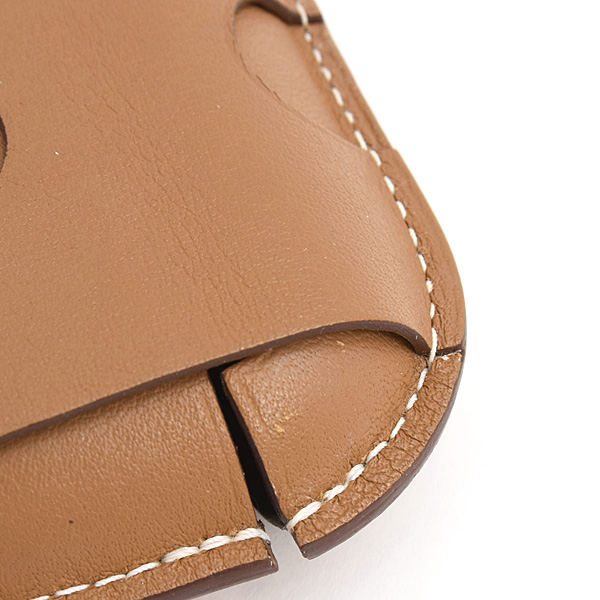 エルメス AirPods Pro2用 ケース レディース メンズ イヤホンケース B刻 ゴールド ヴォースイフト HERMES 中古