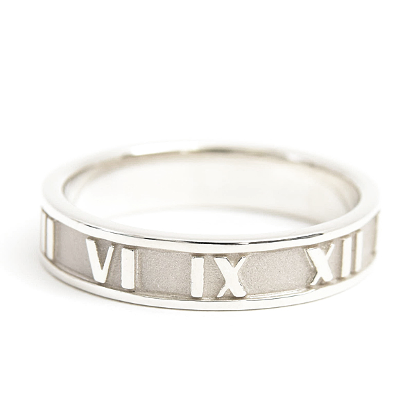 ティファニー 指輪 レディース アトラス リング 実測サイズ12号弱 スターリングシルバー TIFFANY Ag925 SV925 中古