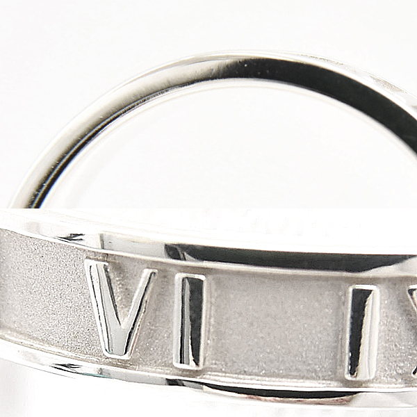 ティファニー 指輪 レディース アトラス リング 実測サイズ12号弱 スターリングシルバー TIFFANY Ag925 SV925 中古