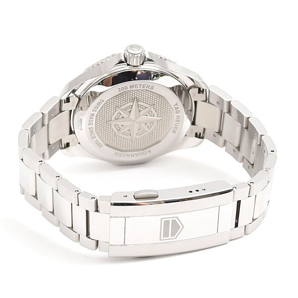 タグホイヤー 時計 メンズ アクアレーサー プロフェッショナル200 デイト 自動巻 グリーン文字盤 SS TAG Heuer WBP2115 中古