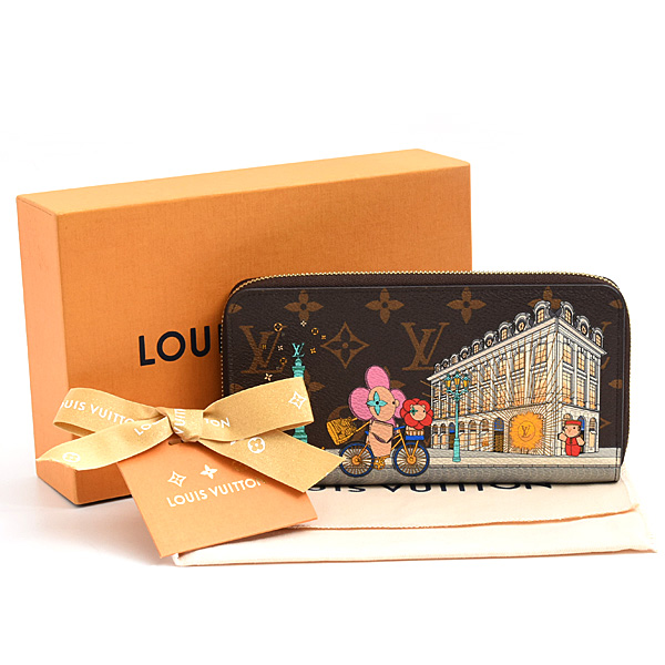 ルイヴィトン 財布 レディース ジッピーウォレット モノグラム ヴィヴィエンヌ M81544 Louis Vuitton 中古