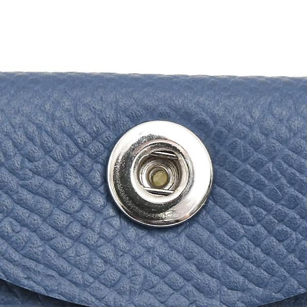 エルメス 財布 メンズ レディース バスティア コインケース G刻 ネイビー ブルータイ ヴォーエプソン HERMES 未使用展示品