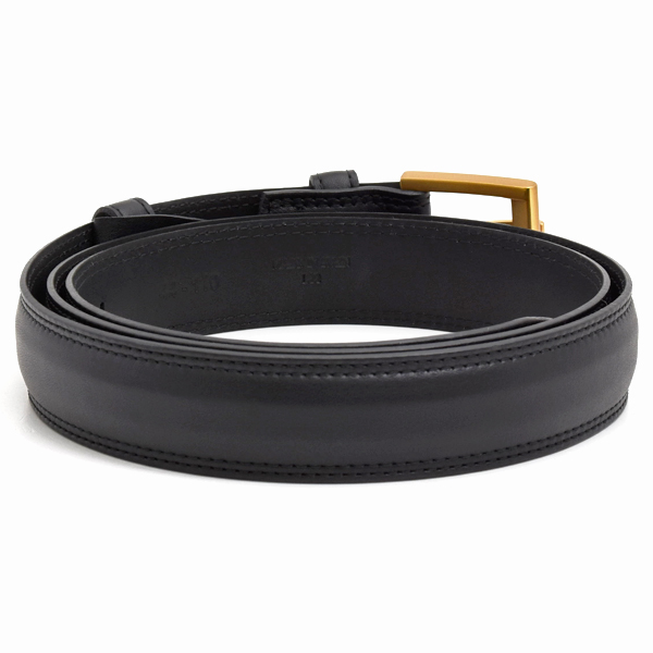 ロエベ 服飾小物 メンズ アナグラム ウエストベルト 腰ベルト 44-110サイズ レザー ブラック LOEWE 中古