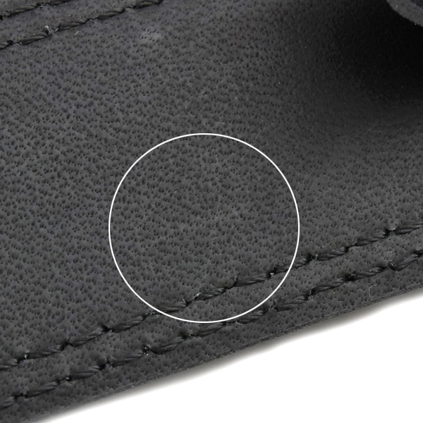 ロエベ 服飾小物 メンズ アナグラム ウエストベルト 腰ベルト 44-110サイズ レザー ブラック LOEWE 中古