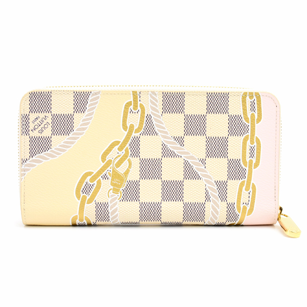 ルイヴィトン 財布 レディース ダミエアズール ジッピーウォレット 長財布 N40480 Louis Vuitton 中古