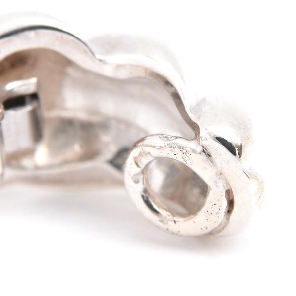 エルメス イヤリング レディース ツイスト シルバー SV925 HERMES 中古