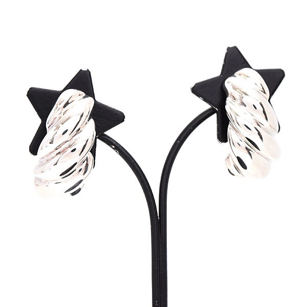 エルメス イヤリング レディース ツイスト シルバー SV925 HERMES 中古