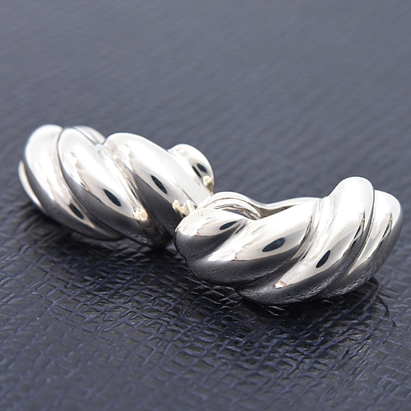 エルメス イヤリング レディース ツイスト シルバー SV925 HERMES 中古