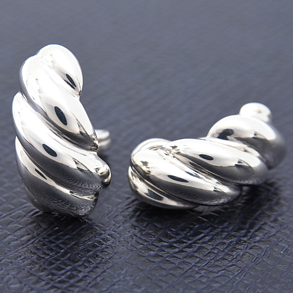 エルメス イヤリング レディース ツイスト シルバー SV925 HERMES 中古