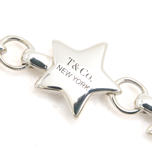 ティファニー ブレス メンズ ティファニー×シュプリームコラボ パフスター ブレスレット TIFFANY SV925 中古