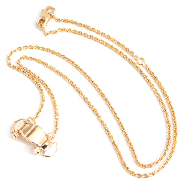 ルイヴィトン ネックレス レディース スタンドバイミー ネックレス イエローゴールド Louis Vuitton 750YG 中古