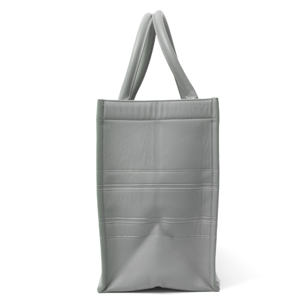 クリスチャンディオール バッグ レディース ブックトート ミディアム ハンドバッグ グレー Christian Dior 中古