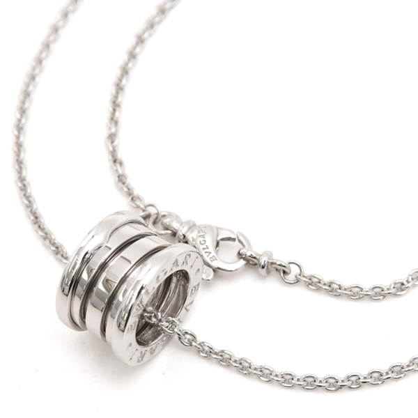 ブルガリ ネックレス レディース ビー ゼロワン B-ZERO1 ネックレス BVLGARI 750WG 中古