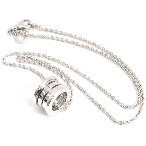 ブルガリ ネックレス レディース ビー ゼロワン B-ZERO1 ネックレス BVLGARI 750WG 中古