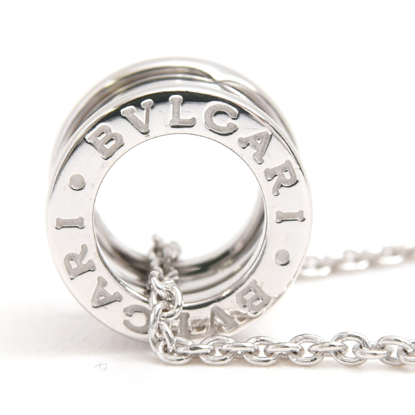 ブルガリ ネックレス レディース ビー ゼロワン B-ZERO1 ネックレス BVLGARI 750WG 中古